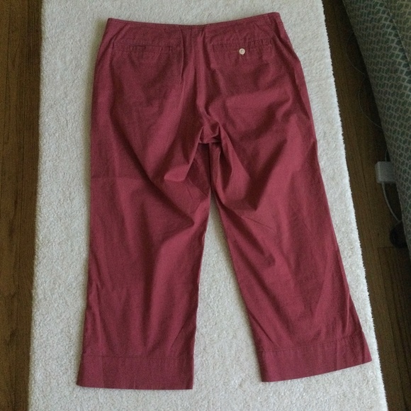 Vintage Y2K American Eagle Red Capri Pants - Sz 4 - Picture 7 of 12